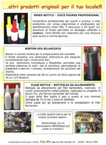 Attrezzature Bar VAR.PO2
