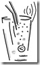 Bicchiere stilizzato Highball