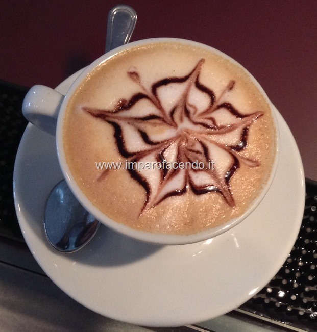 Caffè decorazione cappuccino