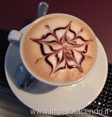 Caffè decorazione cappuccino
