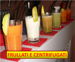 Frullati e Centrifugati con scritta