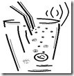 Bicchiere stilizzato Highball