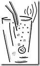 Bicchiere stilizzato Highball