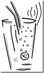 Bicchiere stilizzato Highball