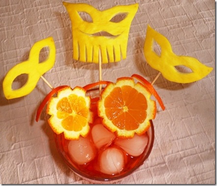 Fruit Carving Maschere Carnevale 1